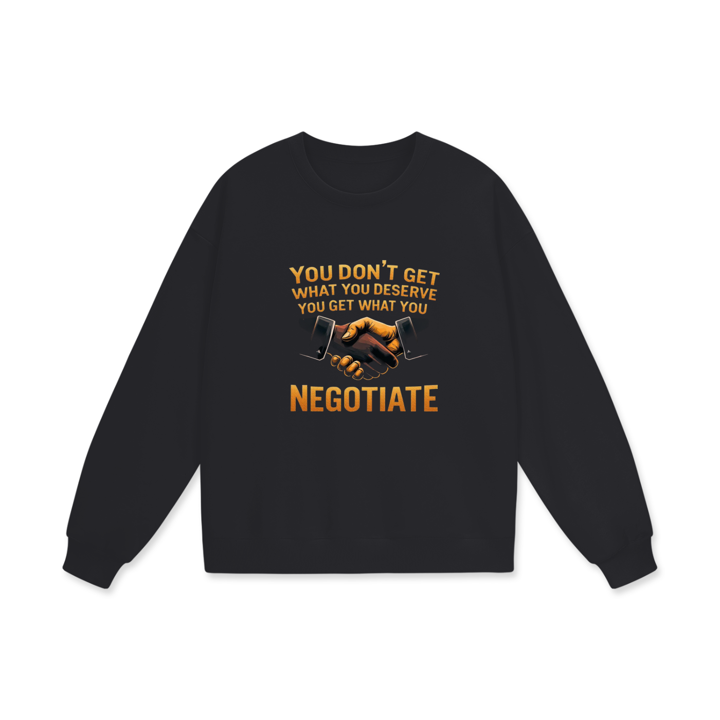 Streetwear Unisex Heavyweight Drop Shoulder Oversized Fleece Sweatshirt
