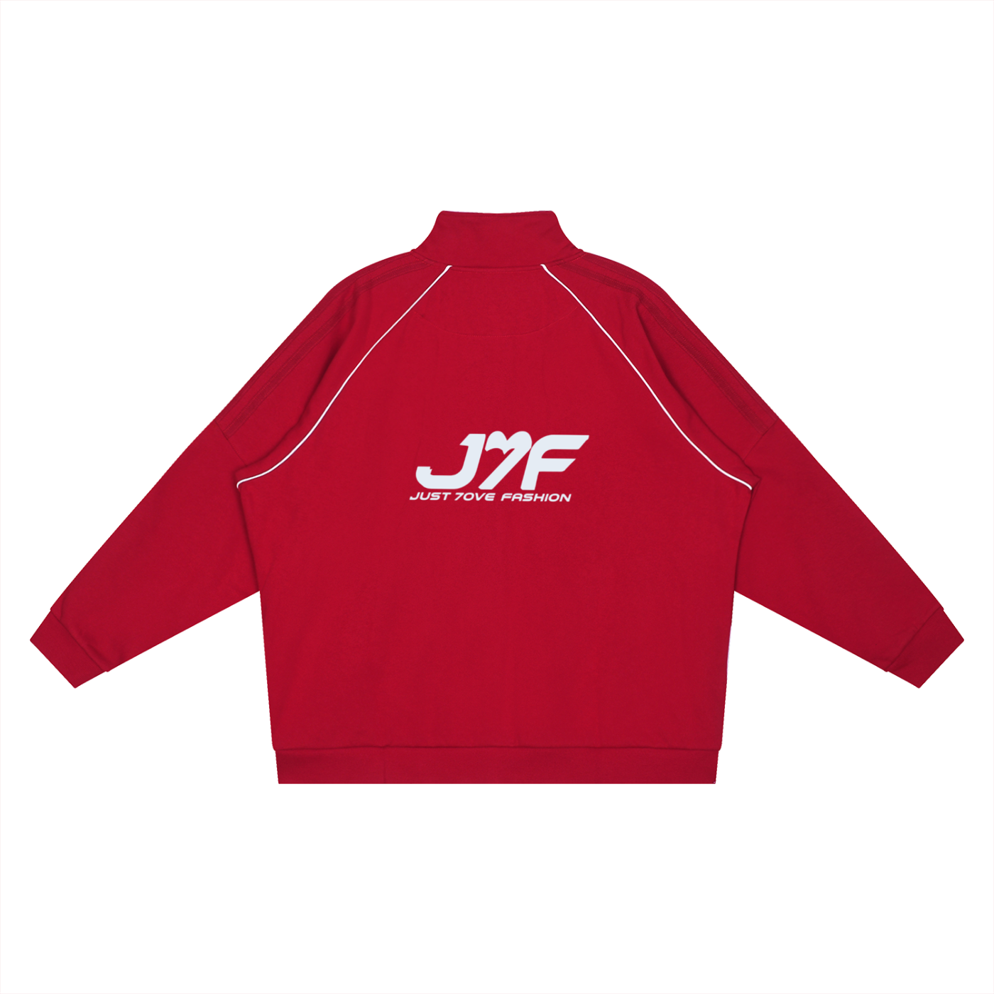 Reflection Striped Raglan Sleeve  Jacket