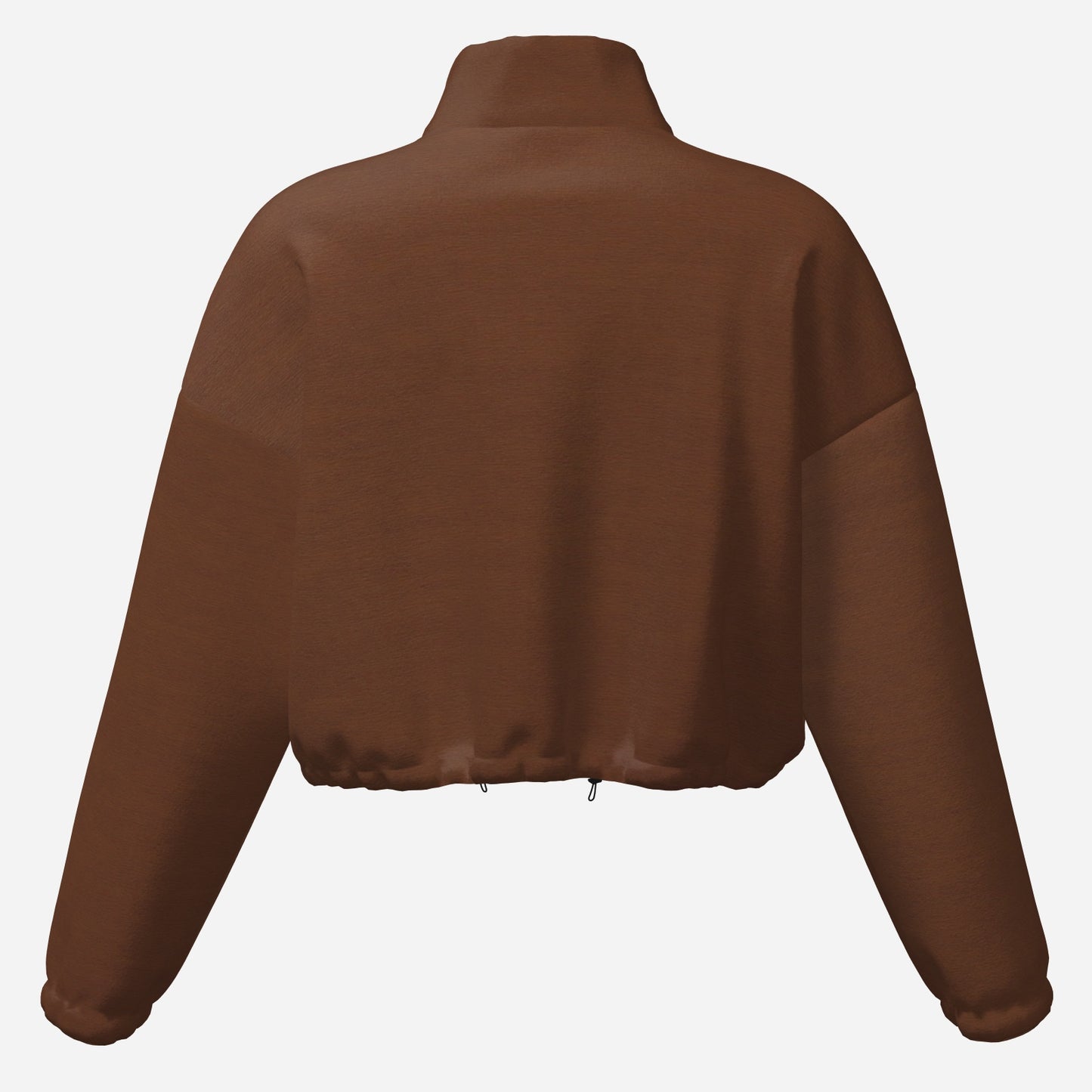 All-Over Print Women's Fleece Sweatshirt Short Jackets