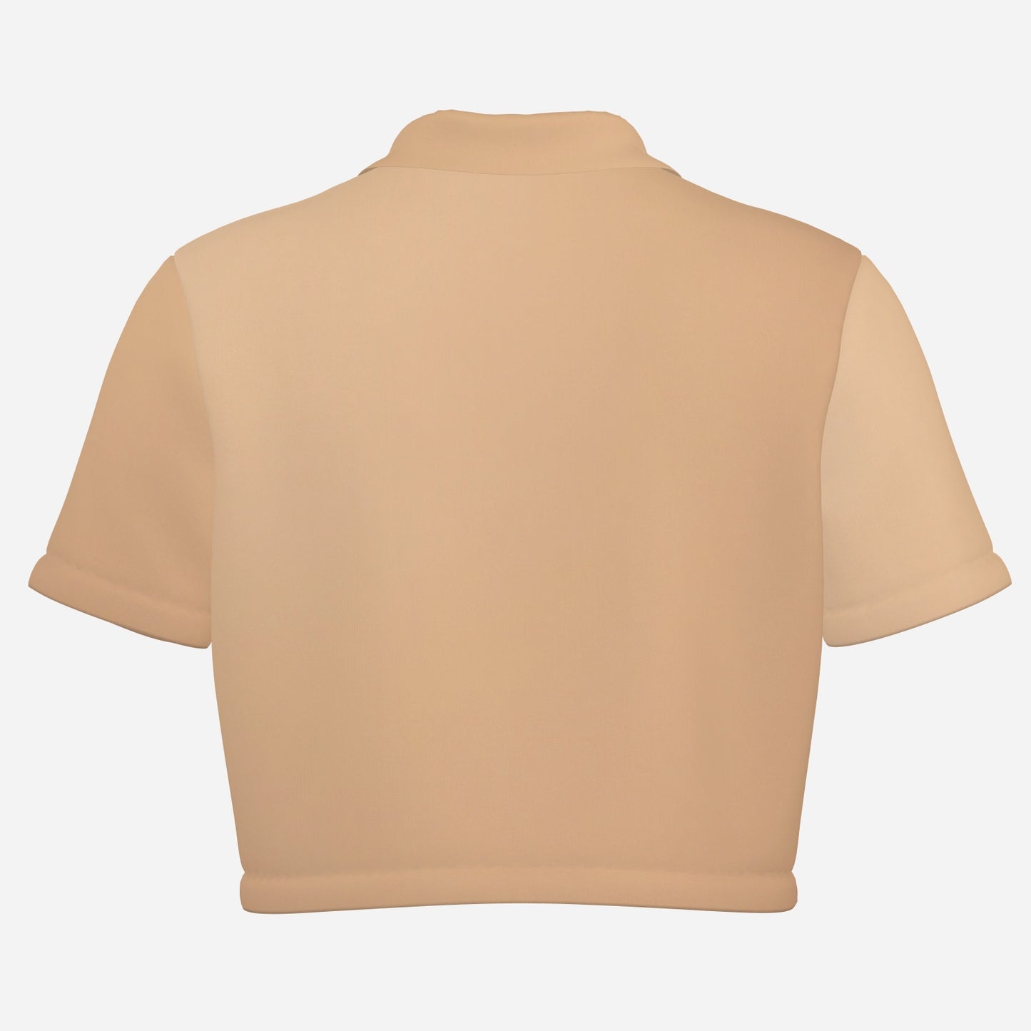 Women's Polo Shirt Crop Top
