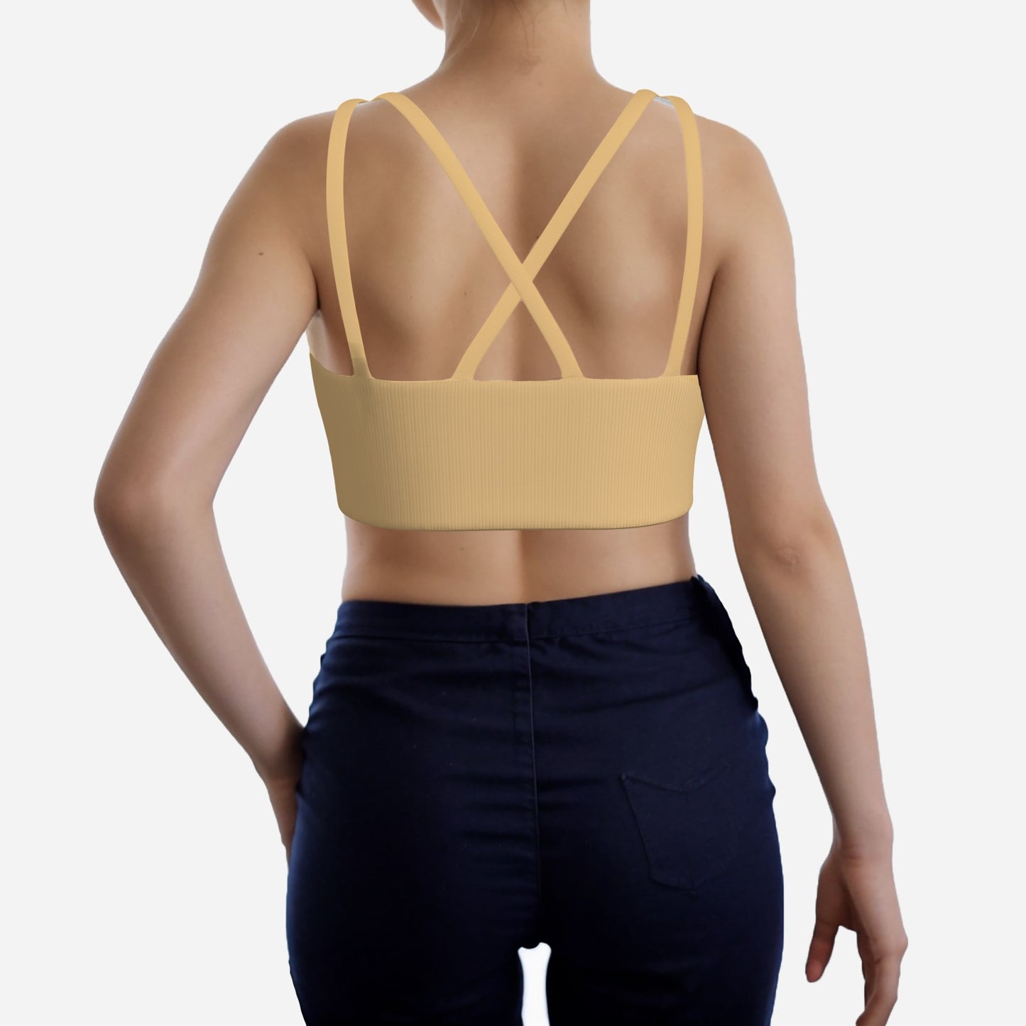 All-Over Print Women's Tank Tops Cross Back With Straps