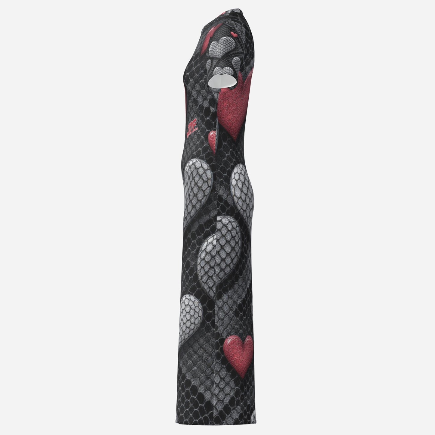 Women's O Neck Slim T-shirt Long Dress