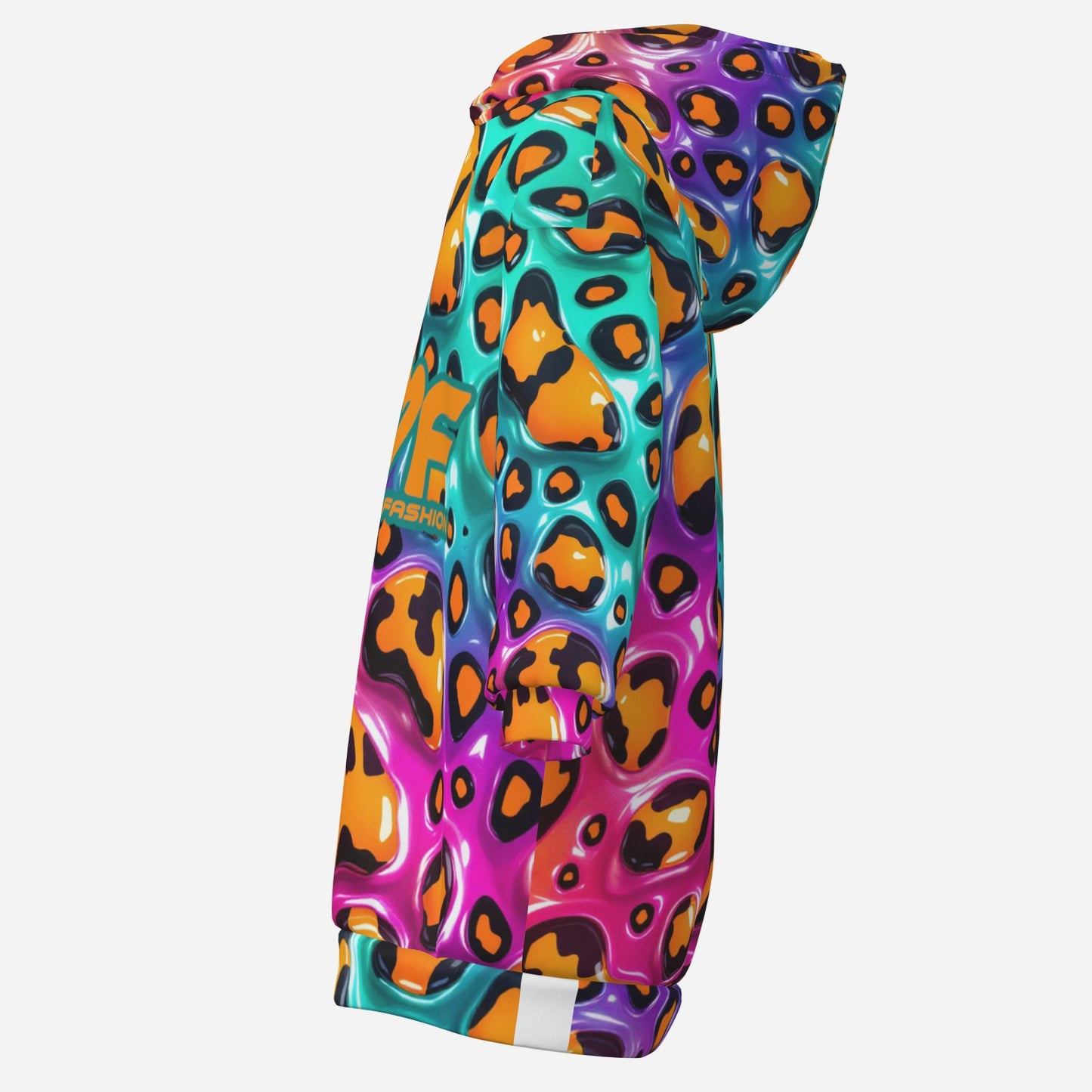 All-Over Print Girl's Long Hoodie Sweatshirt Dress