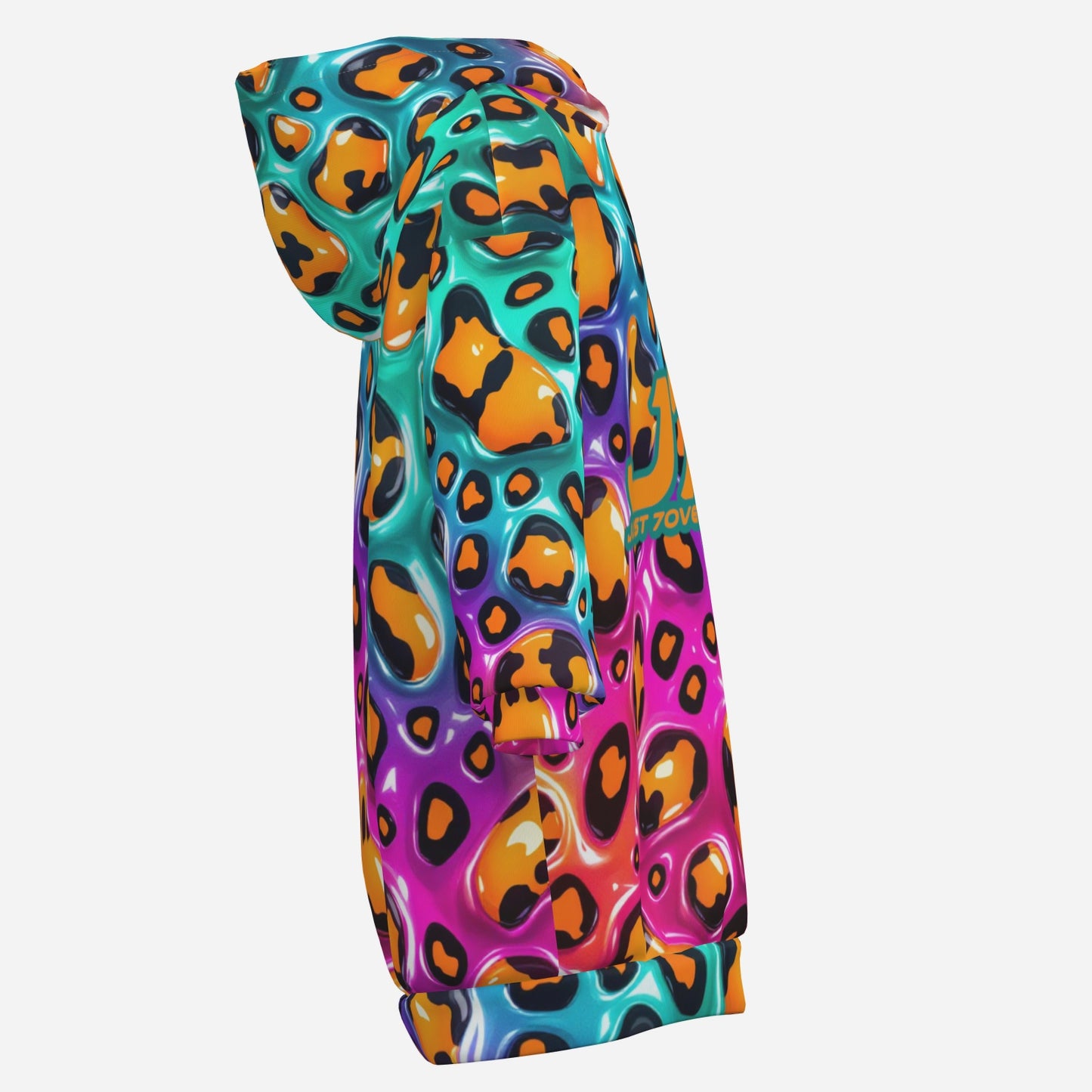 All-Over Print Girl's Long Hoodie Sweatshirt Dress