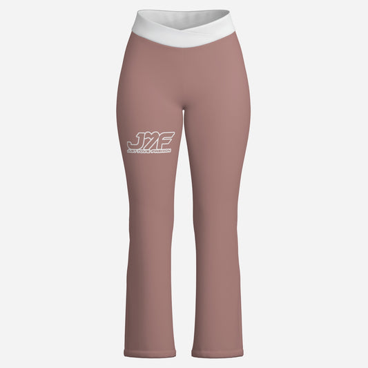 Women's Crossover Yoga Jogging Pants With Tummy Control