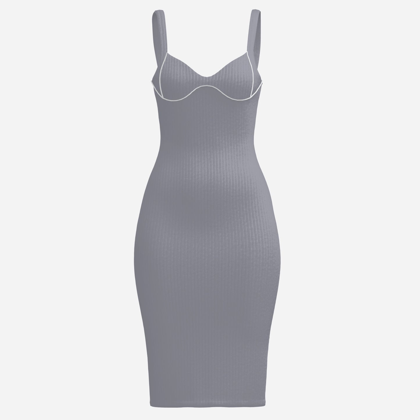 All-Over Print Women's Bodycon Dress-Stretch Pit Strips 240 GSM