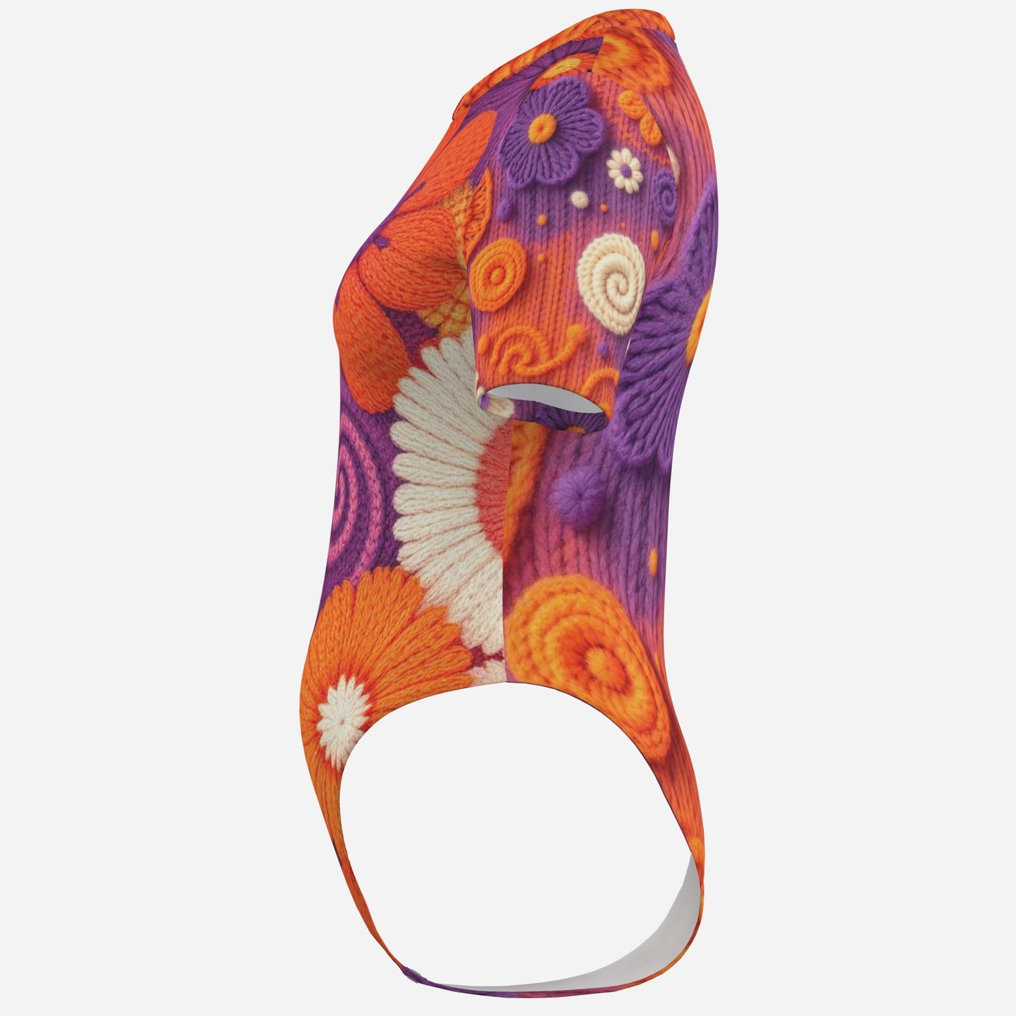 Women's One-Piece Swimsuit-Milk Silk 200 GSM