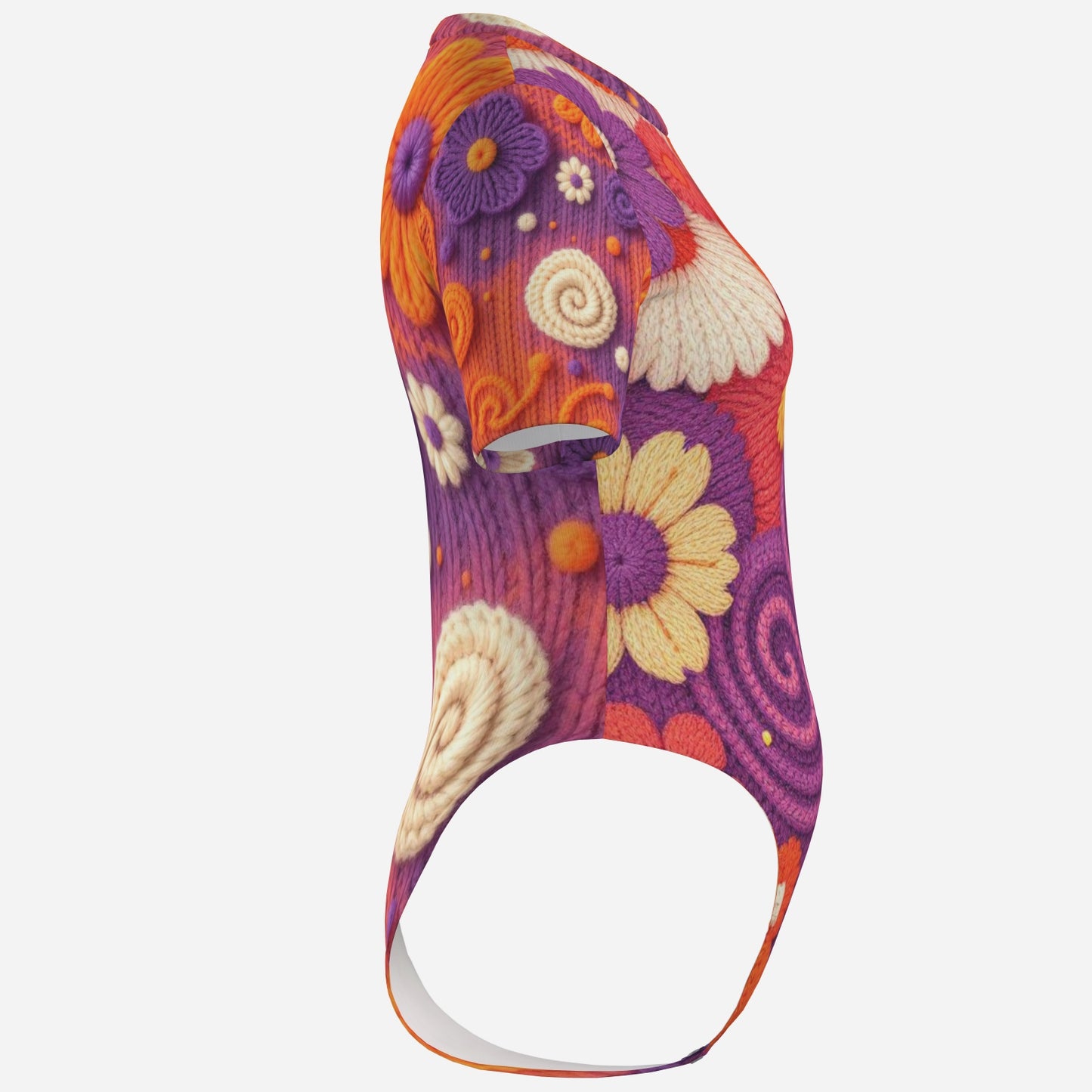 Women's One-Piece Swimsuit-Milk Silk 200 GSM