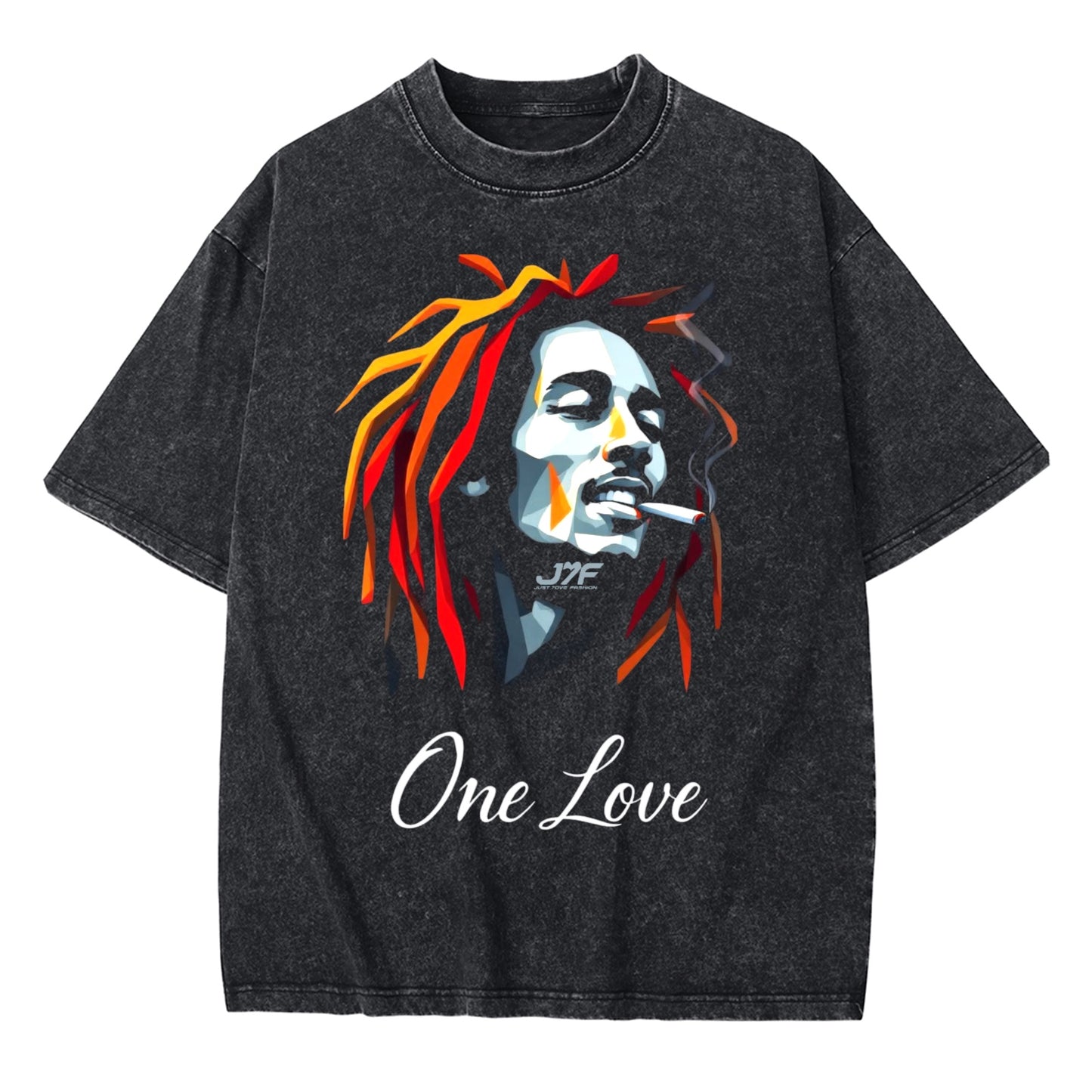 One Love Men's Distressed Cotton shirt