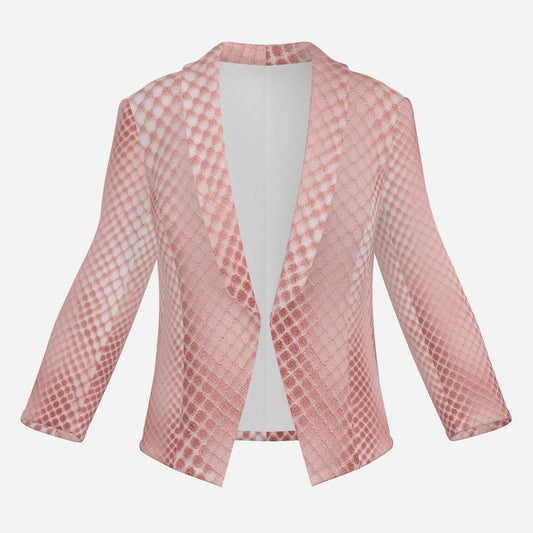 Women's Blazer Jacket Slim Fit-No Button-Air Layer 230 GSM