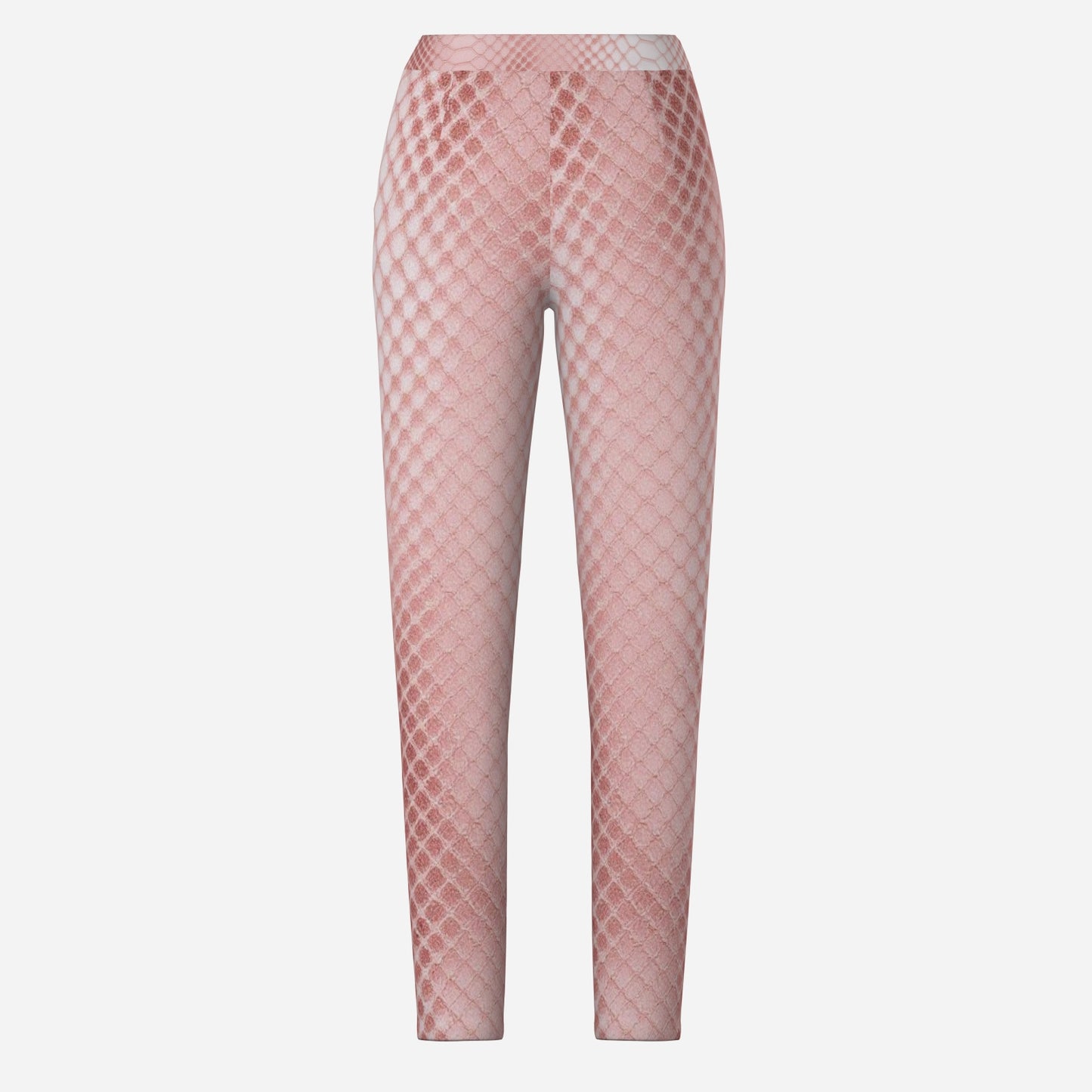 All-Over Print Women's High-Waisted Suit Pants-Air Layer 230 GSM