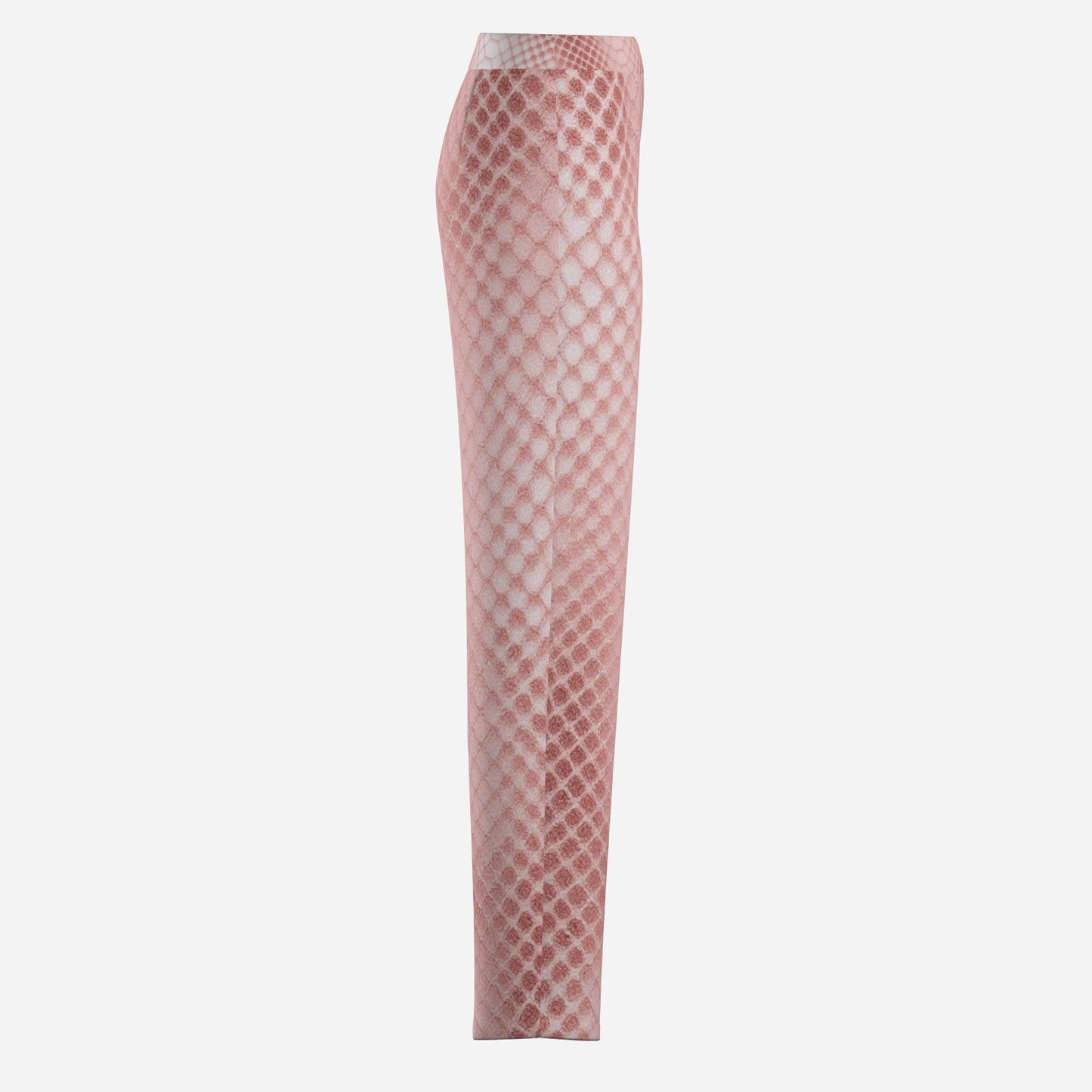All-Over Print Women's High-Waisted Suit Pants-Air Layer 230 GSM