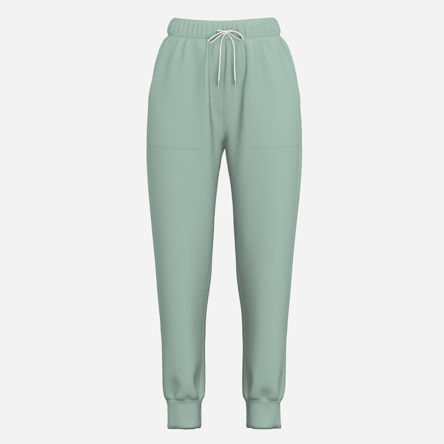 All-Over Print Women's Autumn/Winter Jogging Pants with Pocket-Imitation Cotton High Stretch Sweatshirt 280 GSM
