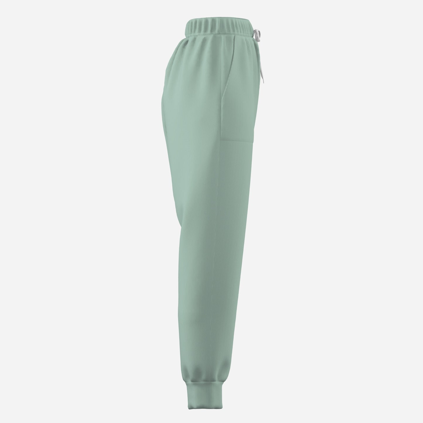 All-Over Print Women's Autumn/Winter Jogging Pants with Pocket-Imitation Cotton High Stretch Sweatshirt 280 GSM