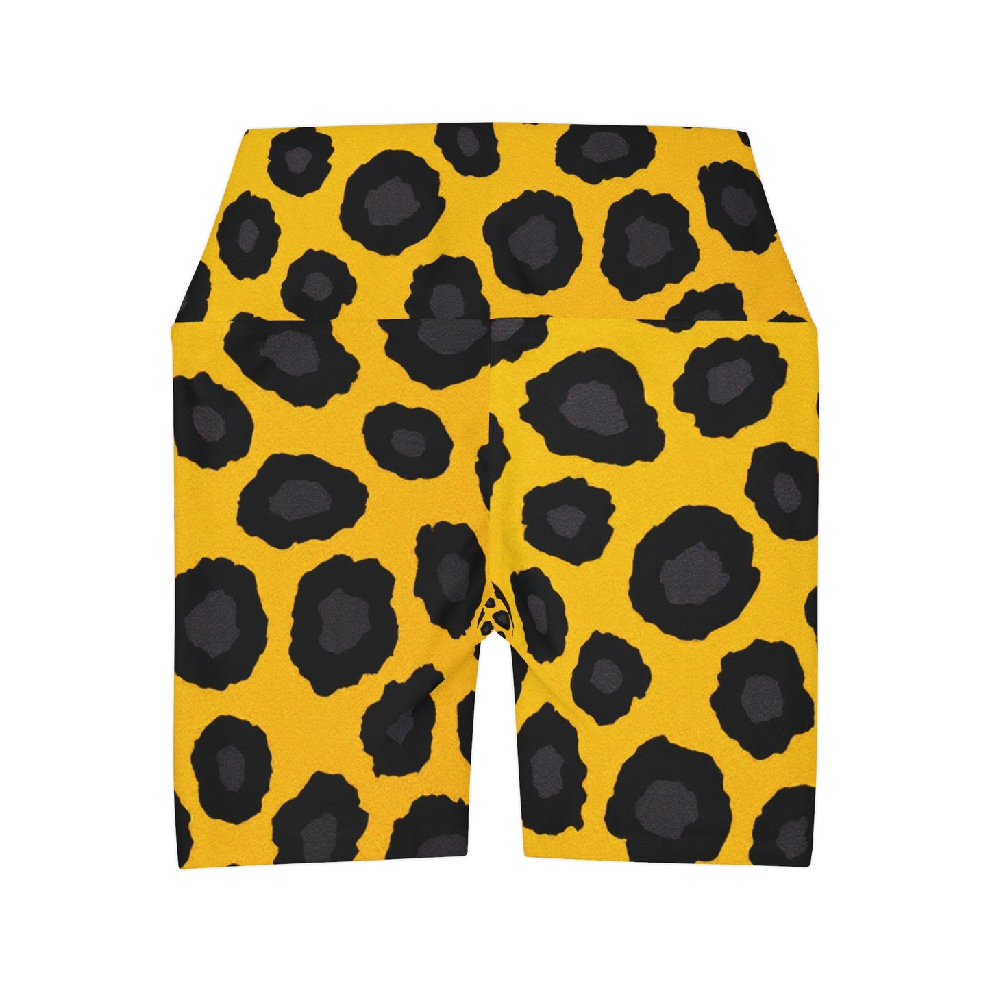 High Waisted Yoga Shorts (AOP)