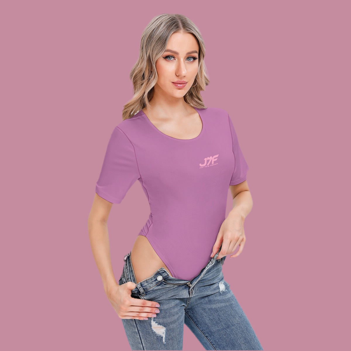 All-Over Print Women's Short Sleeve Bodysuit