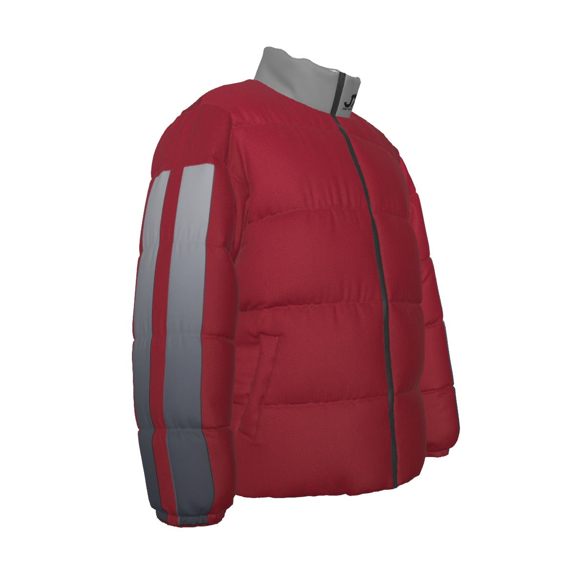 All-Over Print Unisex Stand-up Collar Down Jacket