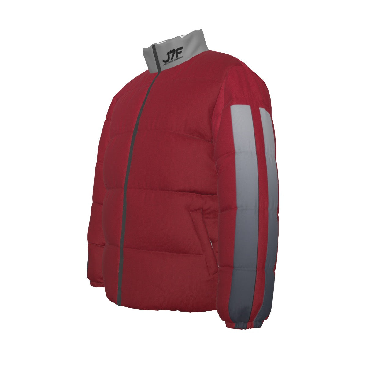 All-Over Print Unisex Stand-up Collar Down Jacket