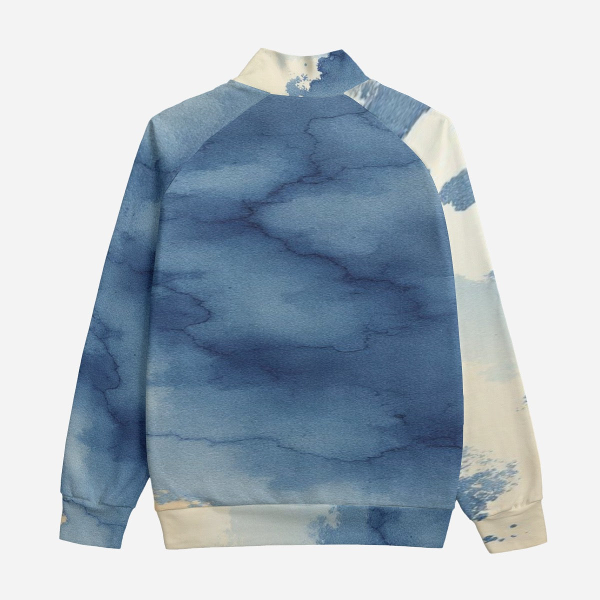 All-Over Print Unisex Stand Up Collar Jacket With Raglan Sleeve | 310GSM Cotton
