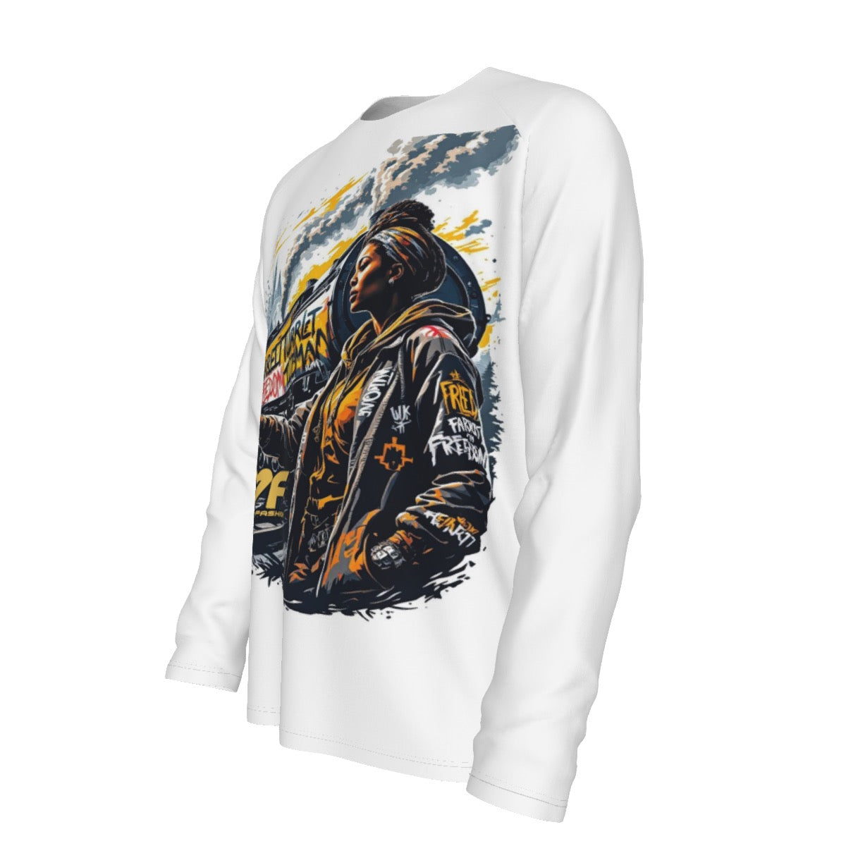 All-Over Print Men's Raglan Long Sleeve T-shirt | 190GSM Cotton