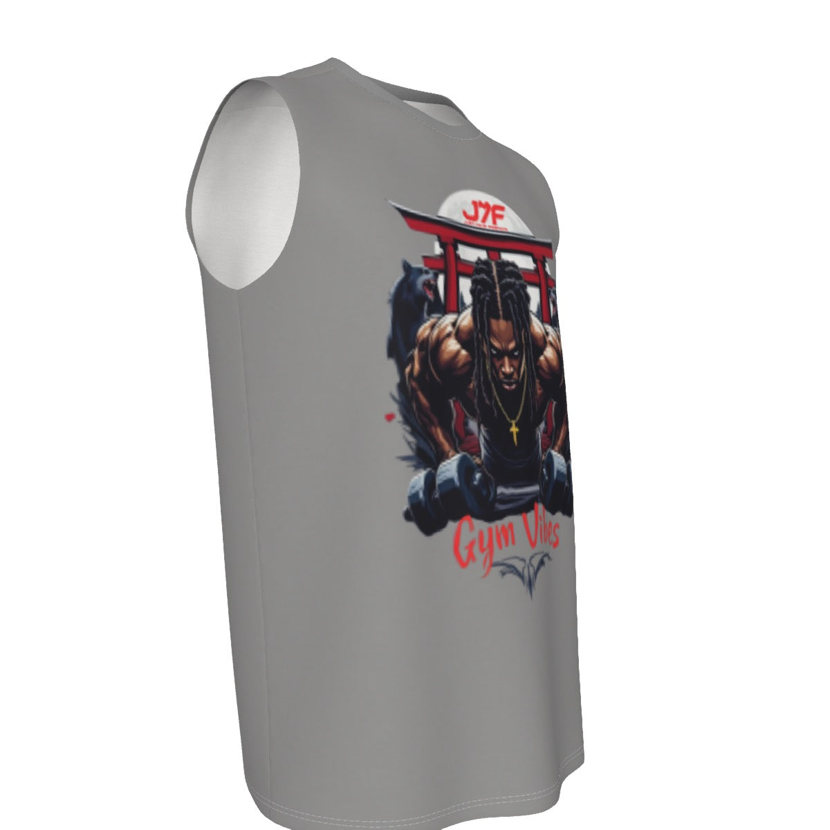 All-Over Print Men's O-neck Tank Top | 190GSM Cotton