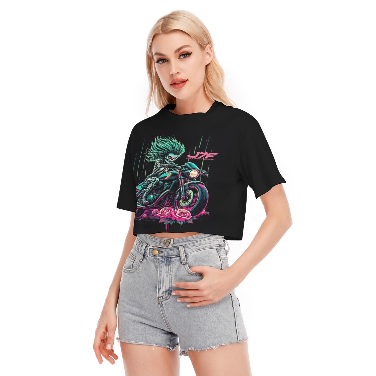 All-Over Print Women's Cropped T-shirt | 190GSM Cotton