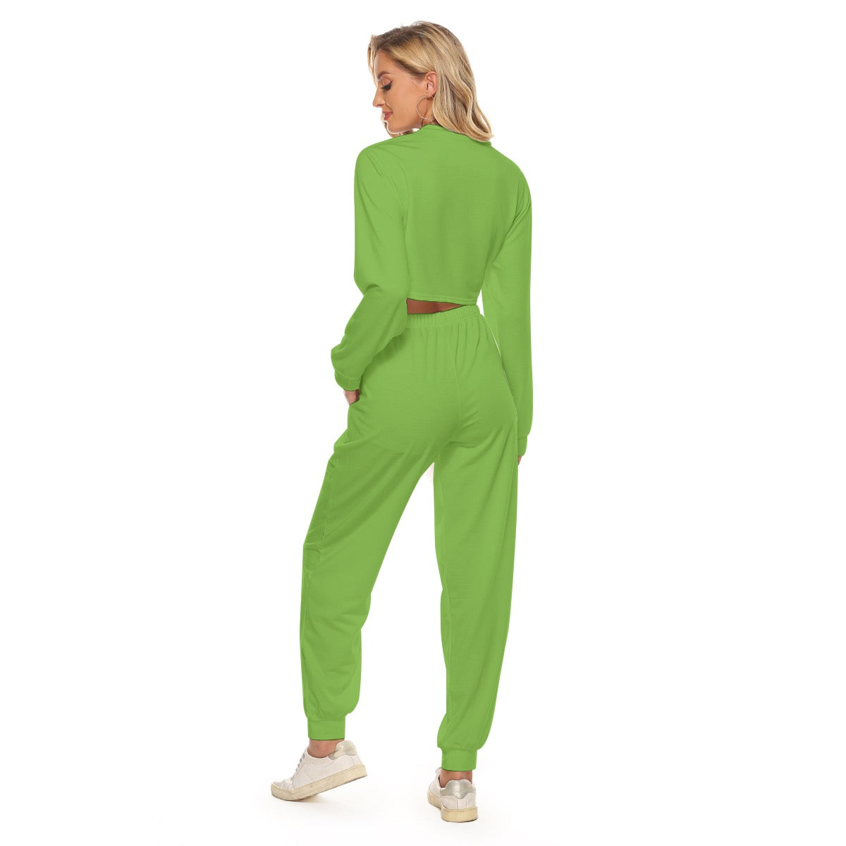 All-Over Print Women's Crop Jogger Set