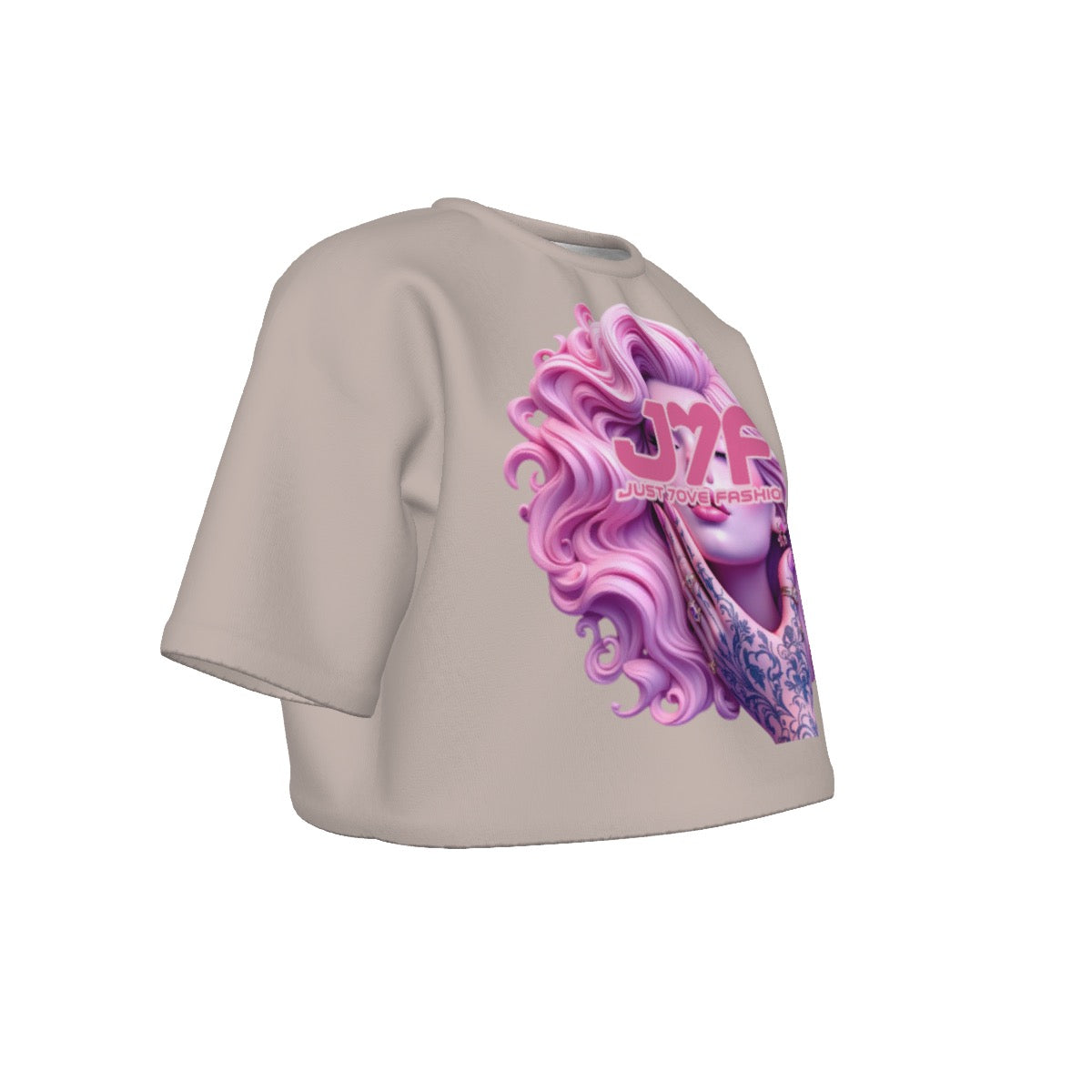All-Over Print Women's Cropped T-shirt | 190GSM Cotton