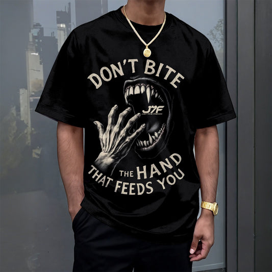 Drop-shoulder T-shirt