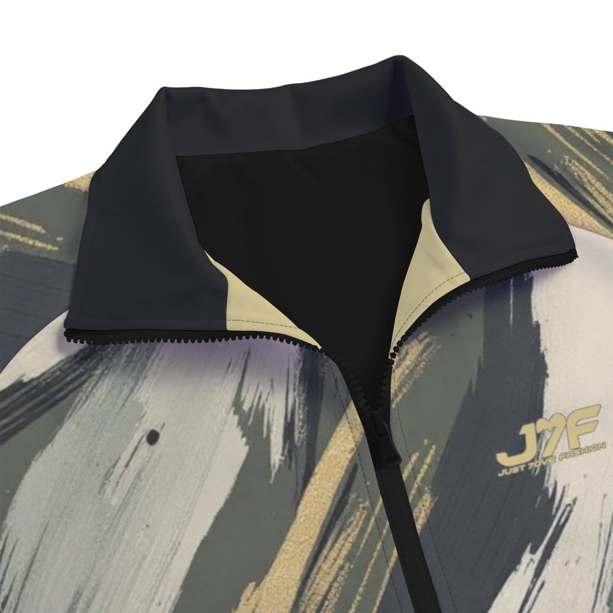 Stand Collar Black Lining Jacket