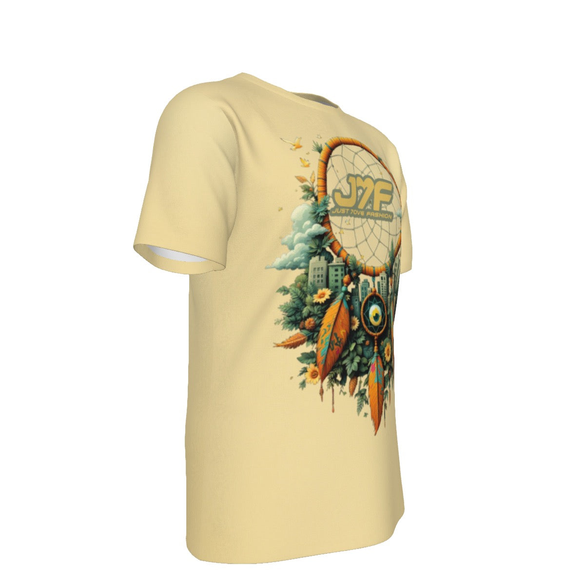 All-Over Print Men's O-Neck T-Shirt | 190GSM Cotton