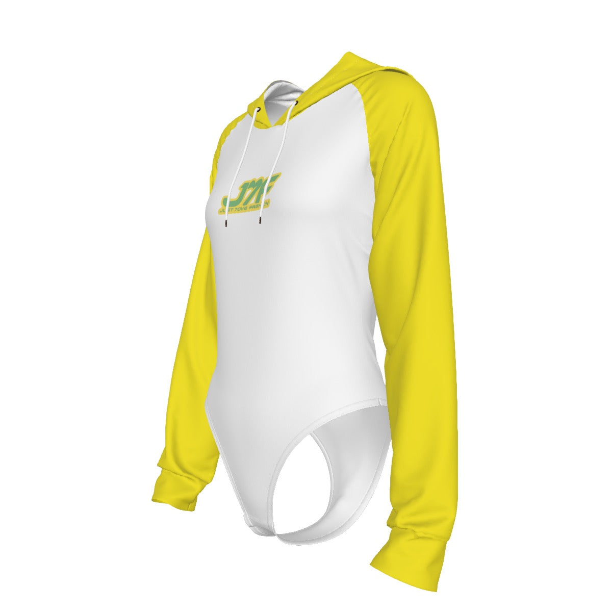 All-Over Print Women's Raglan Sleeve Hooded Bodysuit