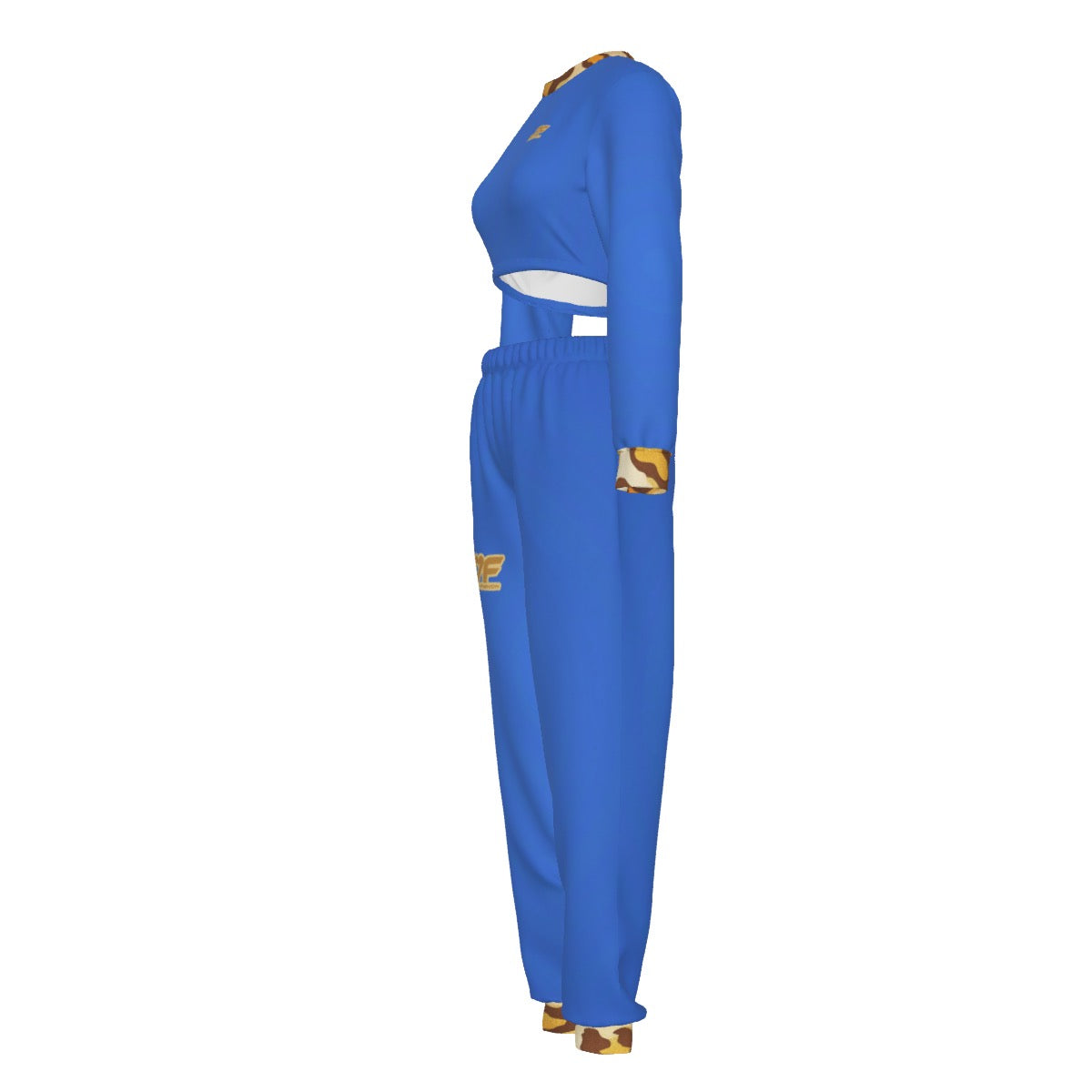 Women's Crop Sweatshirt Suit