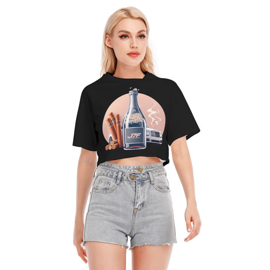 All-Over Print Women's Cropped T-shirt | 190GSM Cotton