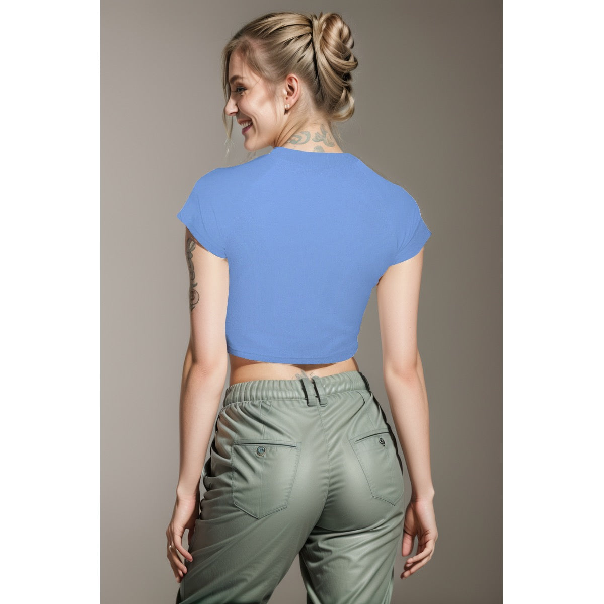 Women's Raglan Cropped T-shirt