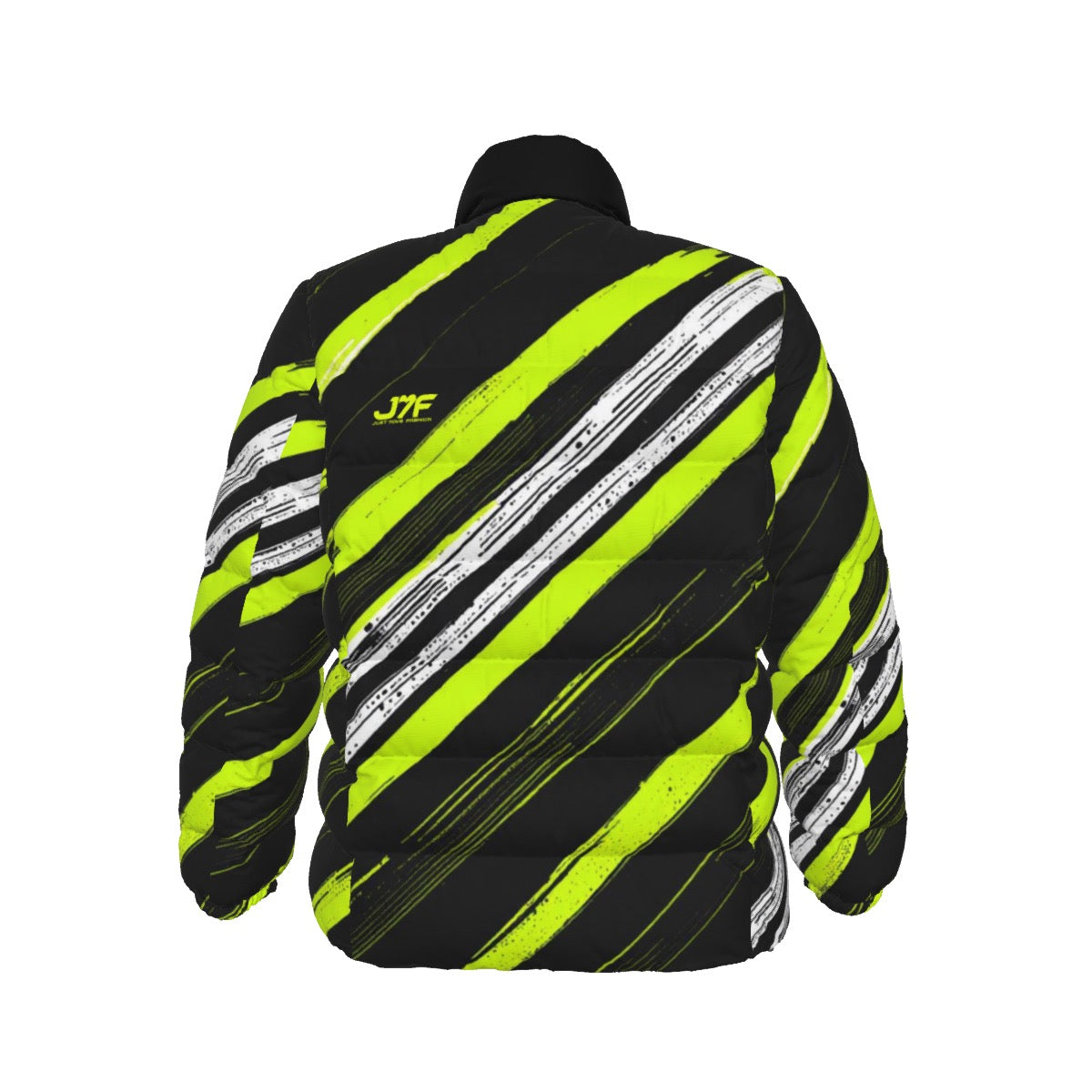 All-Over Print Unisex Stand collar slim down jacket