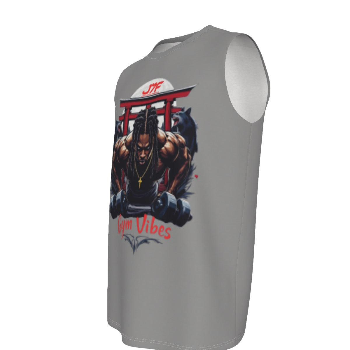All-Over Print Men's O-neck Tank Top | 190GSM Cotton