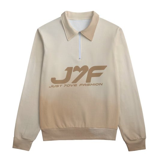 All-Over Print Unisex Lapel Sweatshirt | 310GSM Cotton