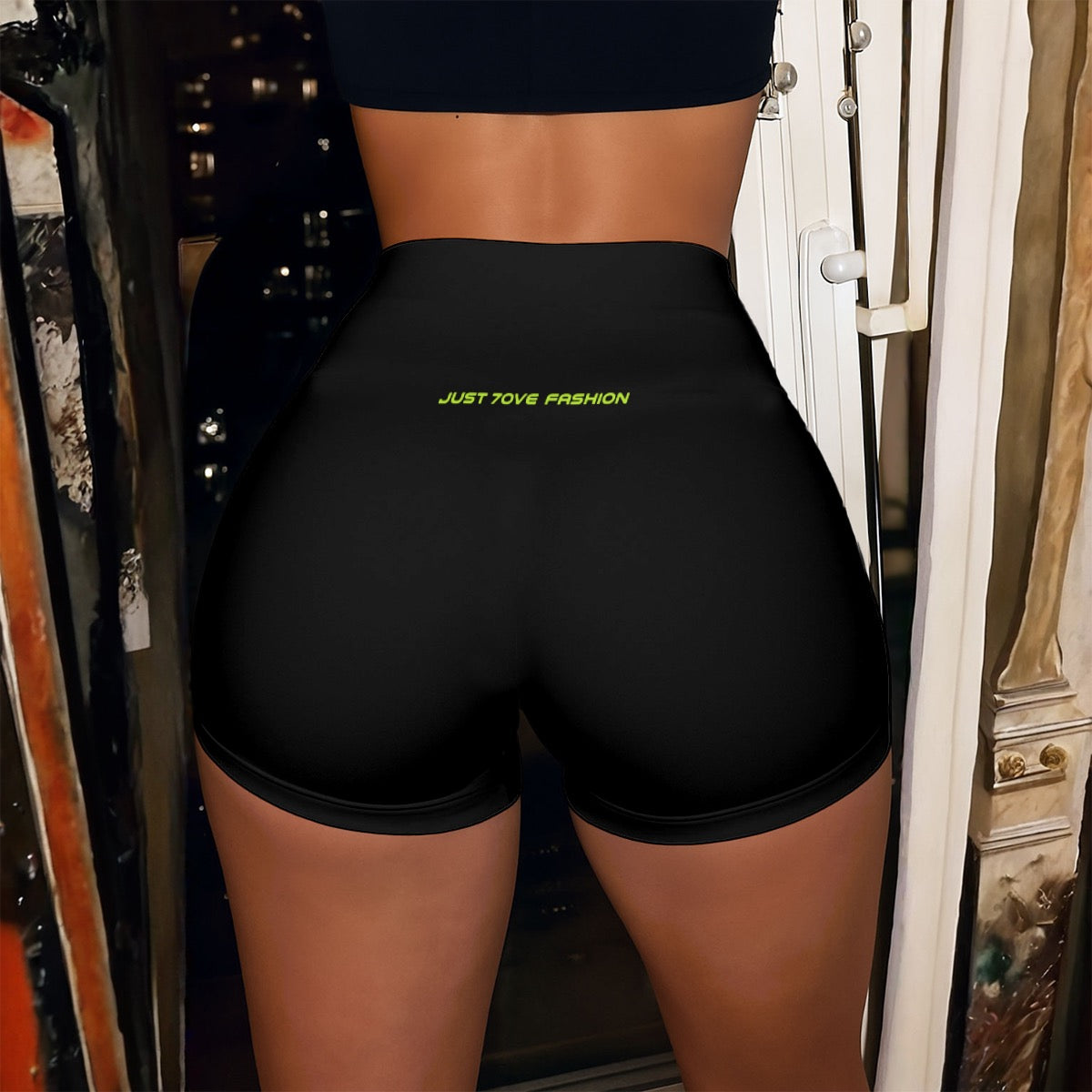 All-Over Print Women’s High-Stretch Shorts