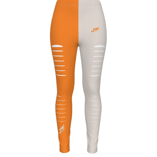 All-Over Print Women's Ripped Leggings