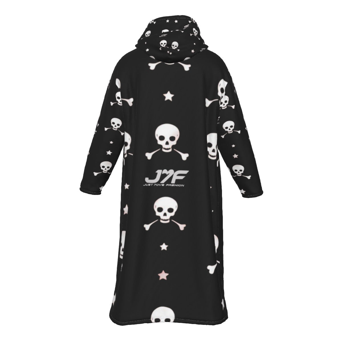 Men's Long Fleece Zip Up Windbreaker