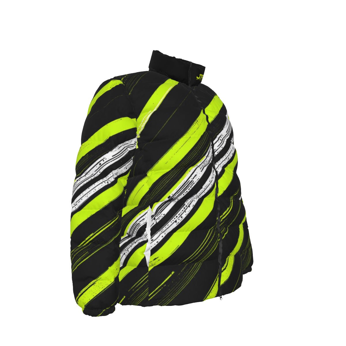 All-Over Print Unisex Stand collar slim down jacket