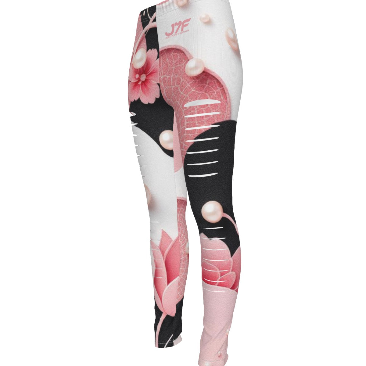 All-Over Print Women's Ripped Leggings