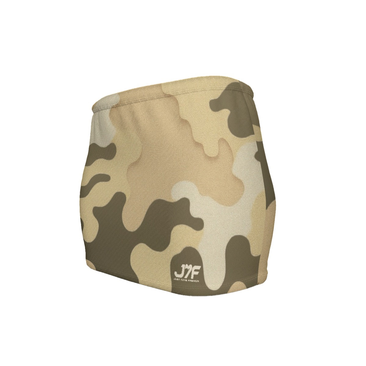 Women's Military Print Mini Skirt