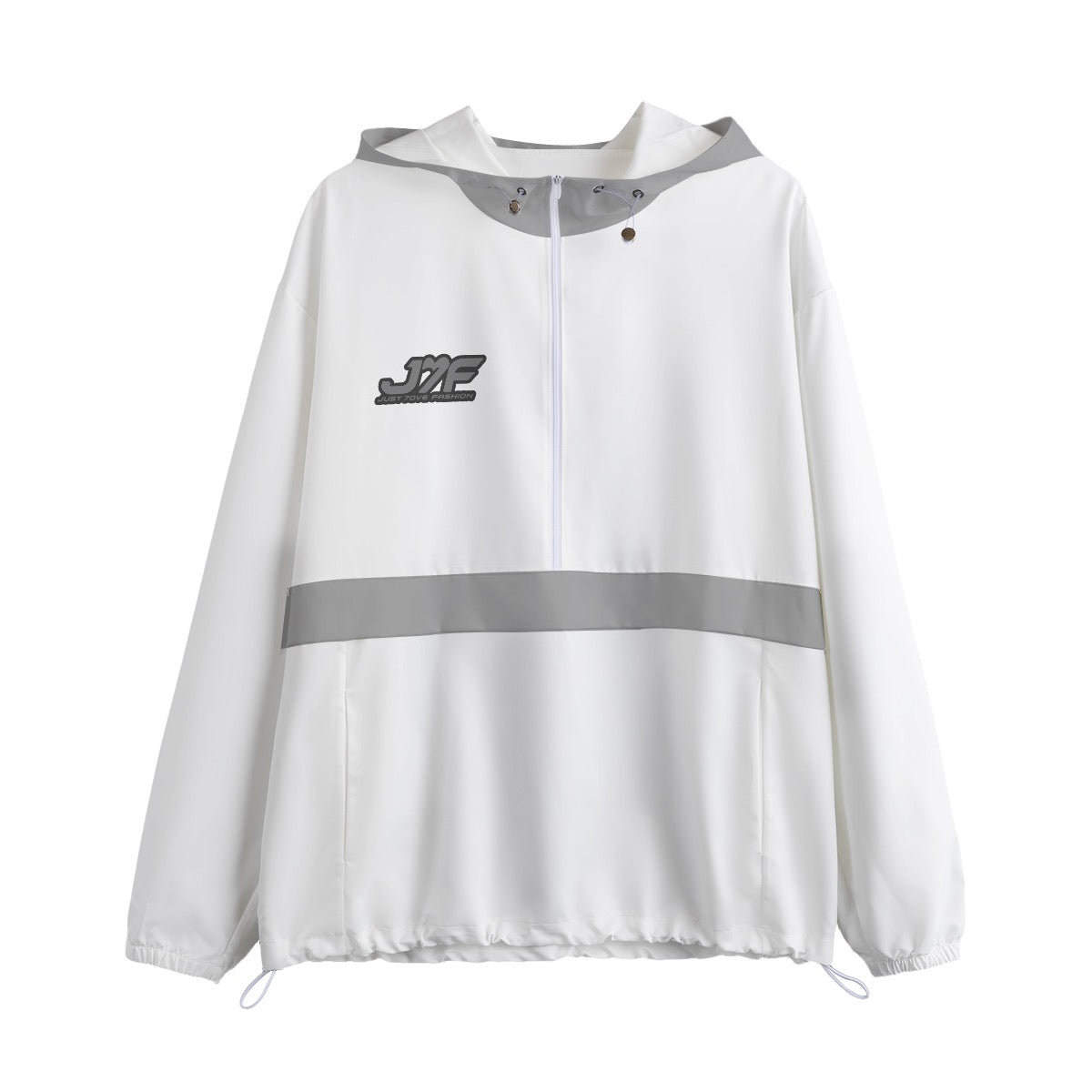 All-Over Print Unisex Pullover Jacket With Zipper Closure