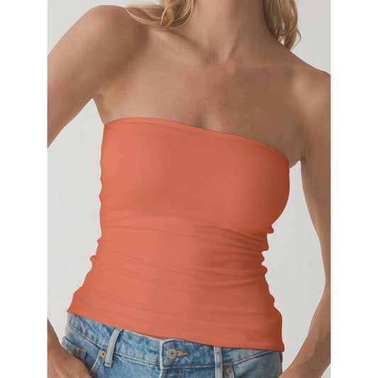 Women's Double-Layer Strapless Top