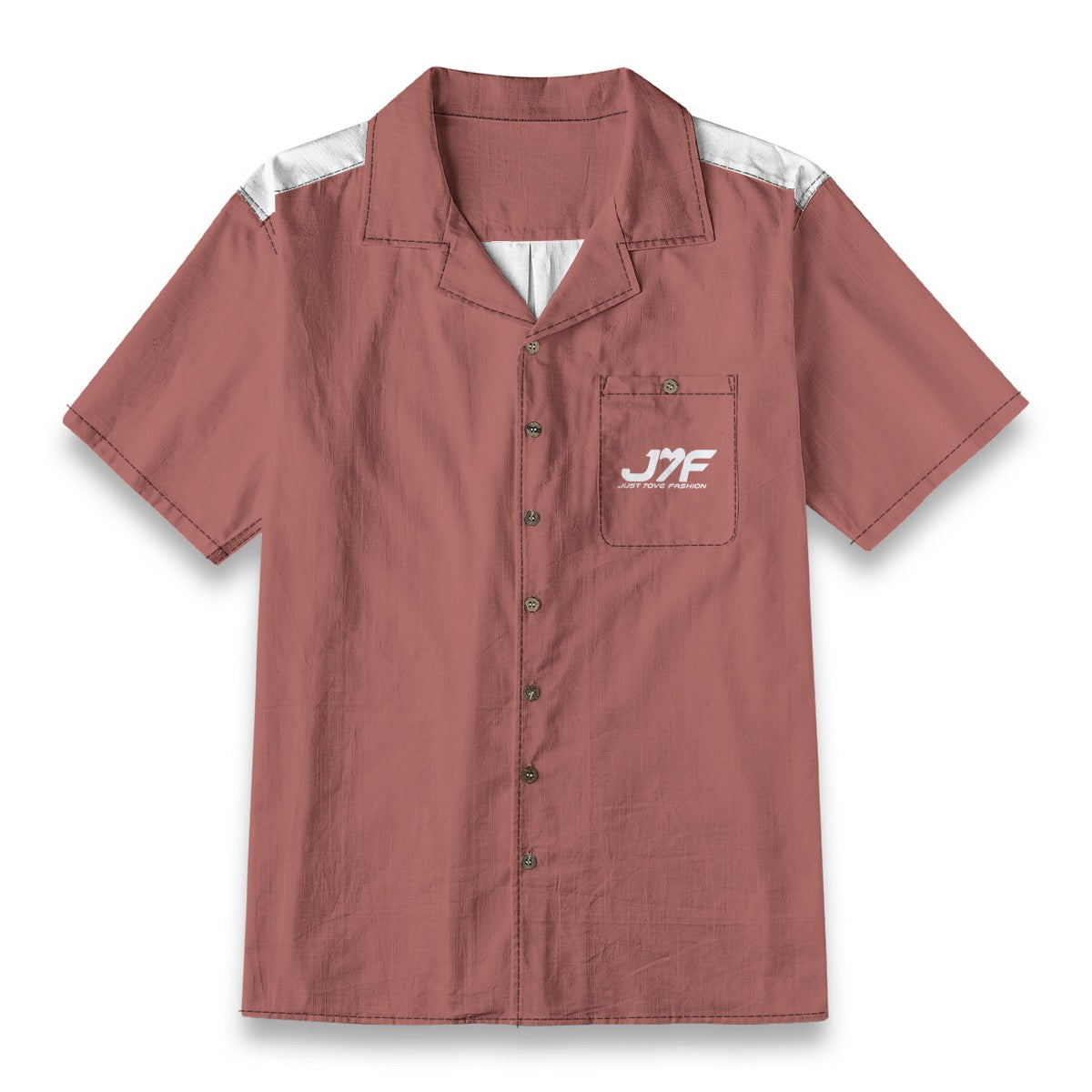 All-Over Print Men's Casual Hawaiian Short Sleeve Shirt | 125GSM Cotton