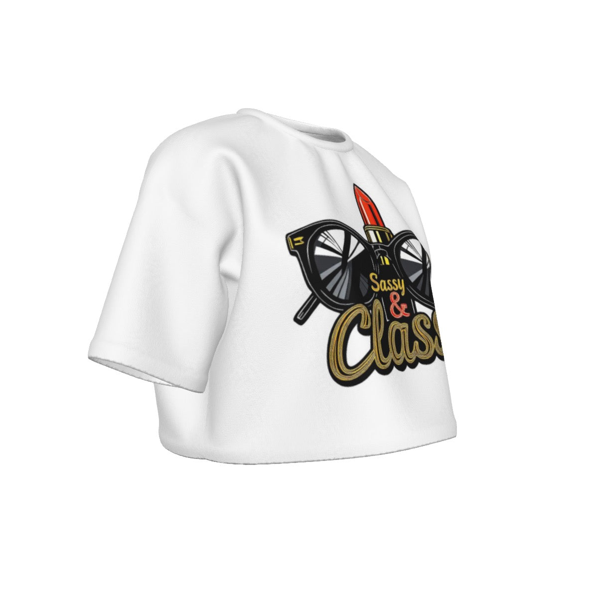 All-Over Print Women's Cropped T-shirt | 190GSM Cotton