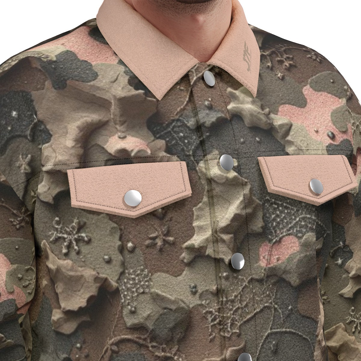 All-Over Print Unisex Lapel Jacket | 245GSM Cotton
