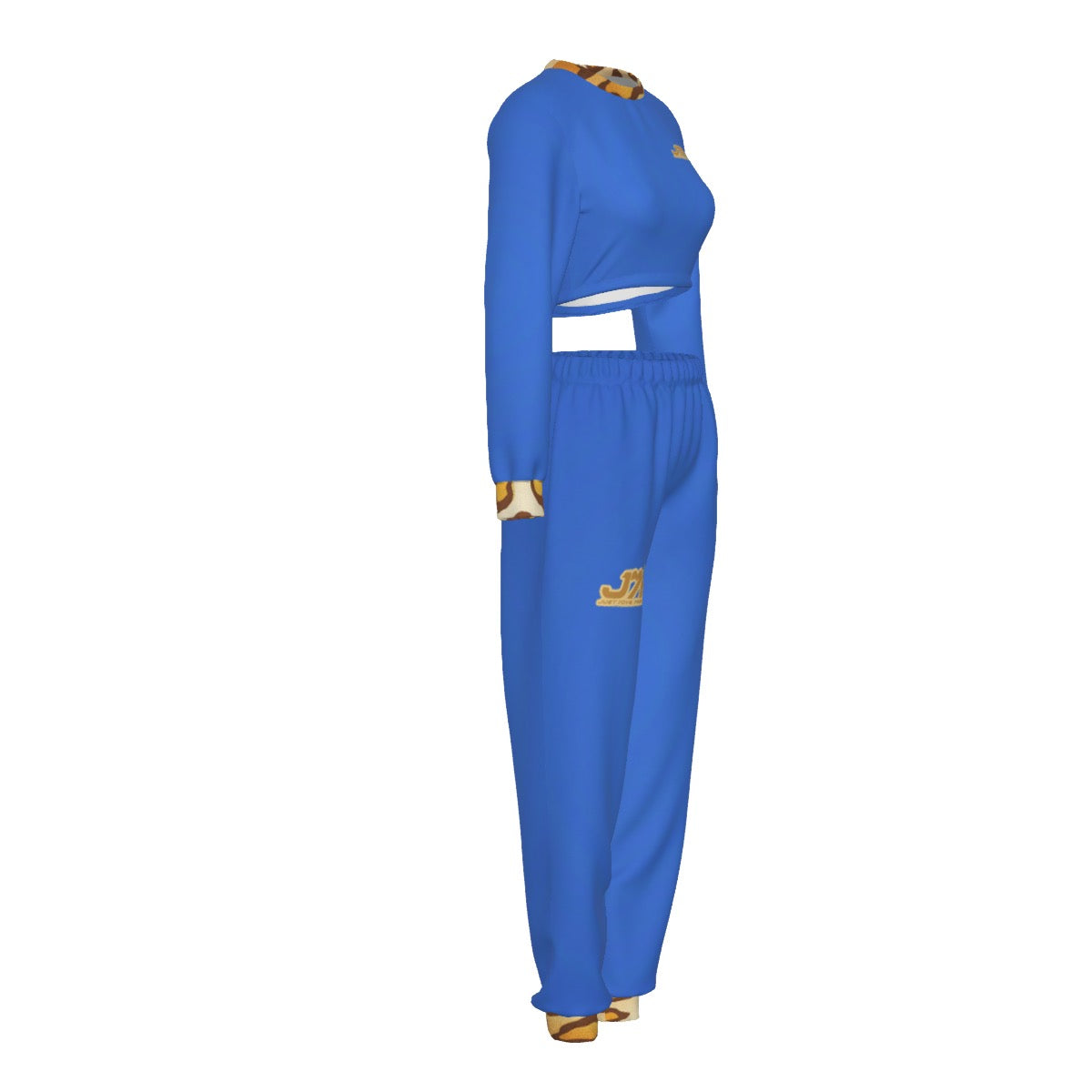 Women's Crop Sweatshirt Suit